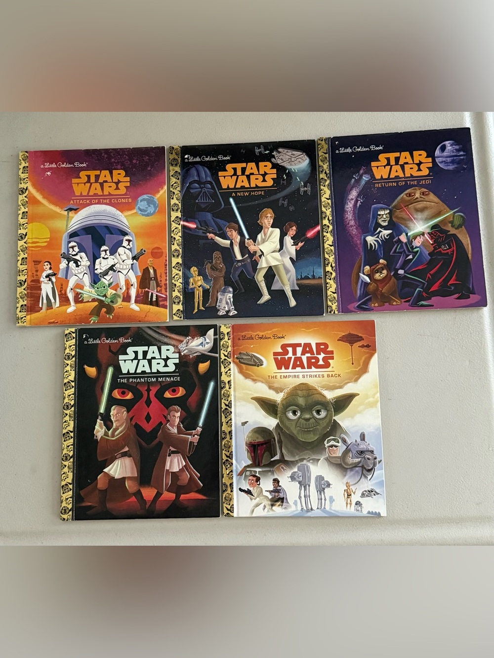 Lot of Star Wars Little Golden Books Return of the Jedi Empire Strikes Back More